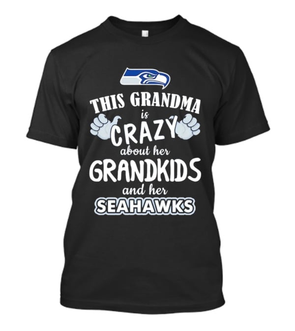This Grandma Is Crazy About Her Grandkids And Her Seahawks T-Shirt