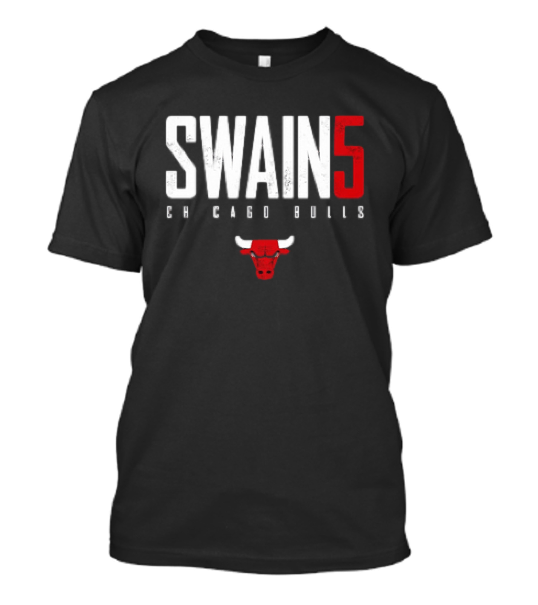 SWAIN 5 Chicago Bulls 23 Red Bulls T-Shirt