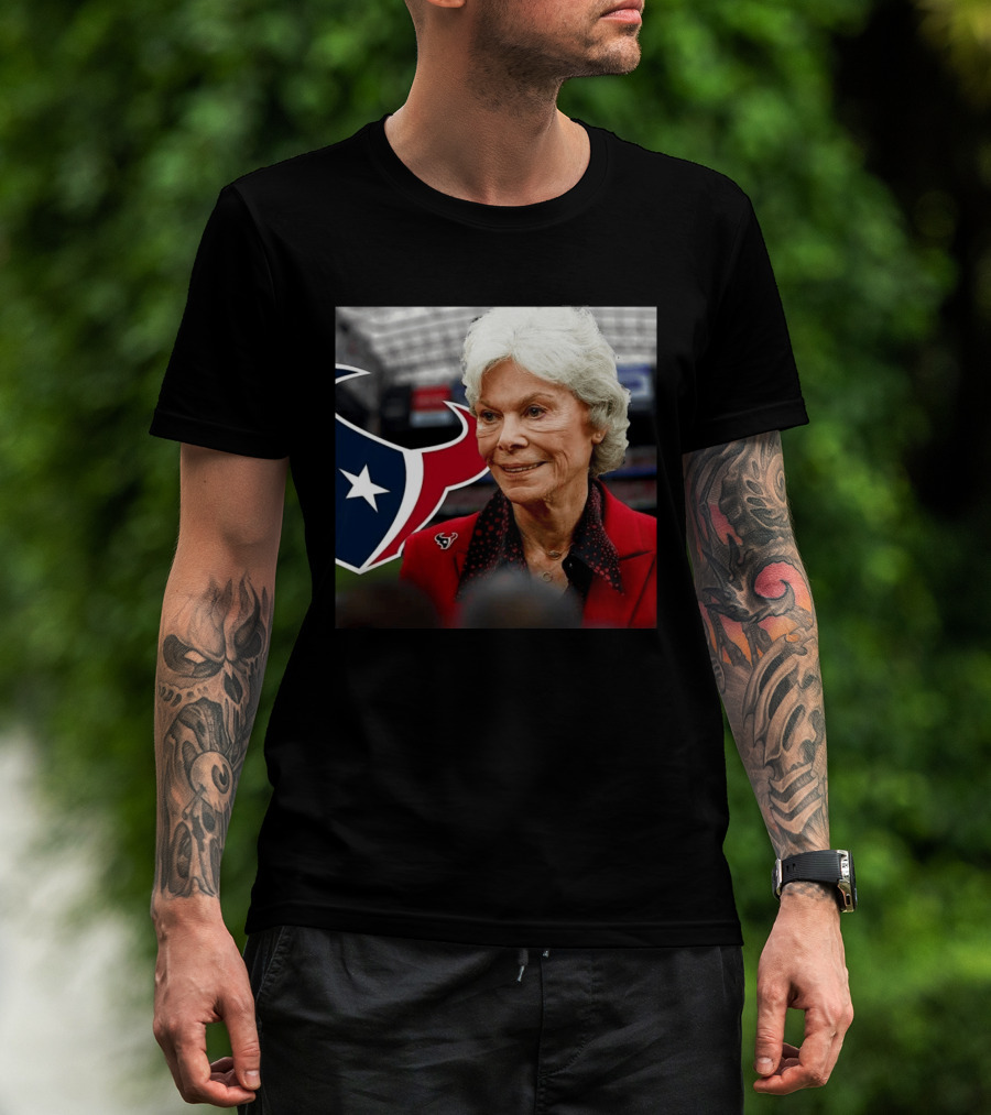 Houston Texans Co Founder Janice McNair Legacy Honored T-Shirt