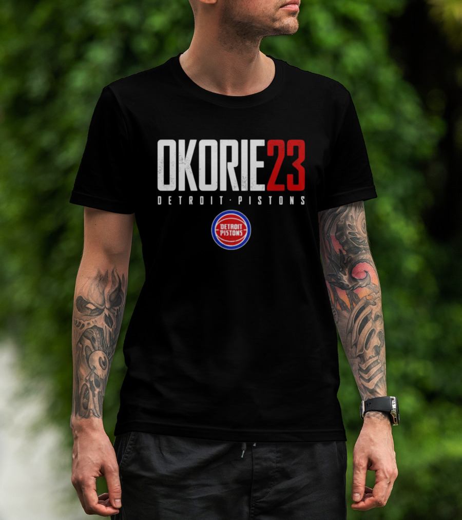 Okorie 23 Detroit Pistons T-Shirt