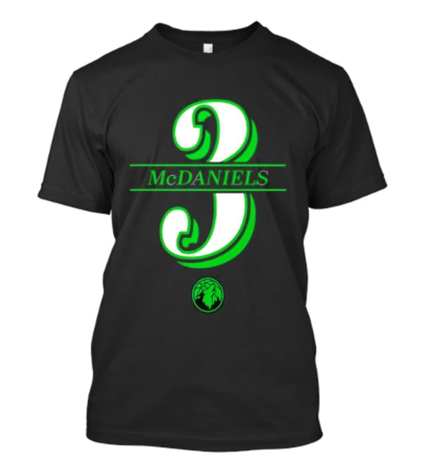 Jaden McDaniels Minnesota Timberwolves 3 McDaniels In The Paint T-Shirt