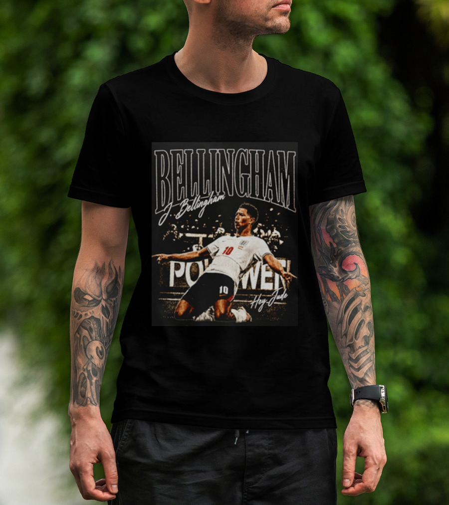 Bellingham J. Bellingham Hey Jude Football Power No. 10 T-Shirt