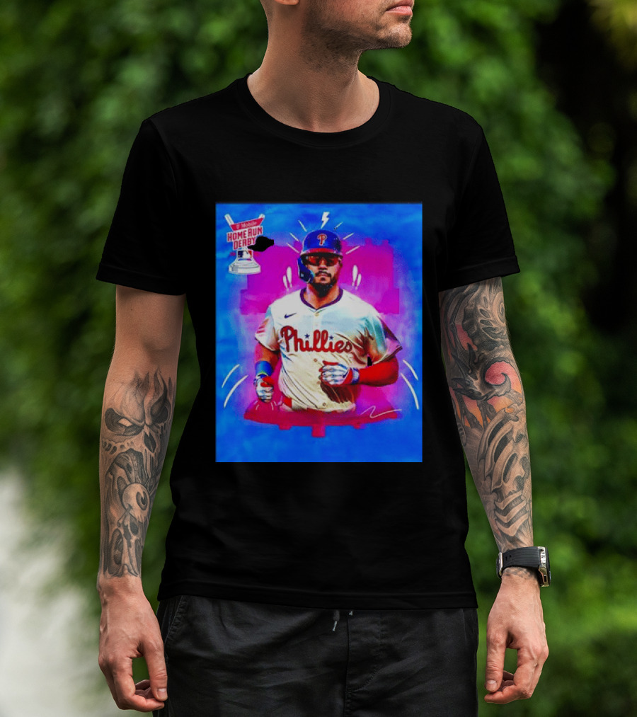 Philadelphia Phillies Kyle Schwarber 2024 Mobile Home Run Derby Highlights T-Shirt