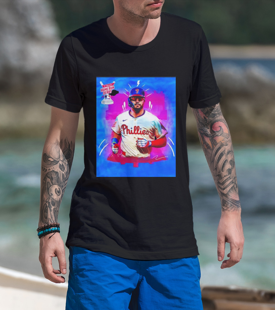 Philadelphia Phillies Kyle Schwarber 2024 Mobile Home Run Derby Highlights T-Shirt