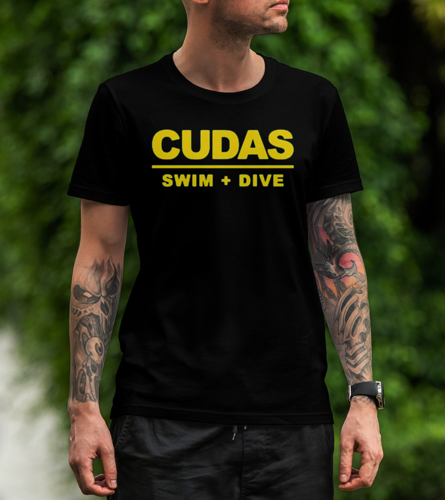 Cudas Swim + Dive Support Your Local Team T-Shirt
