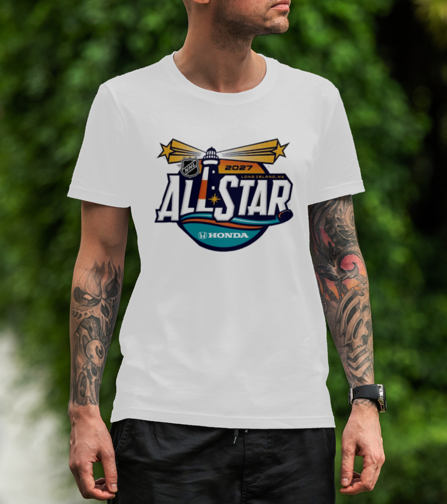 2027 NHL All Star Long Island Honda Lighthouse Stars T-Shirt