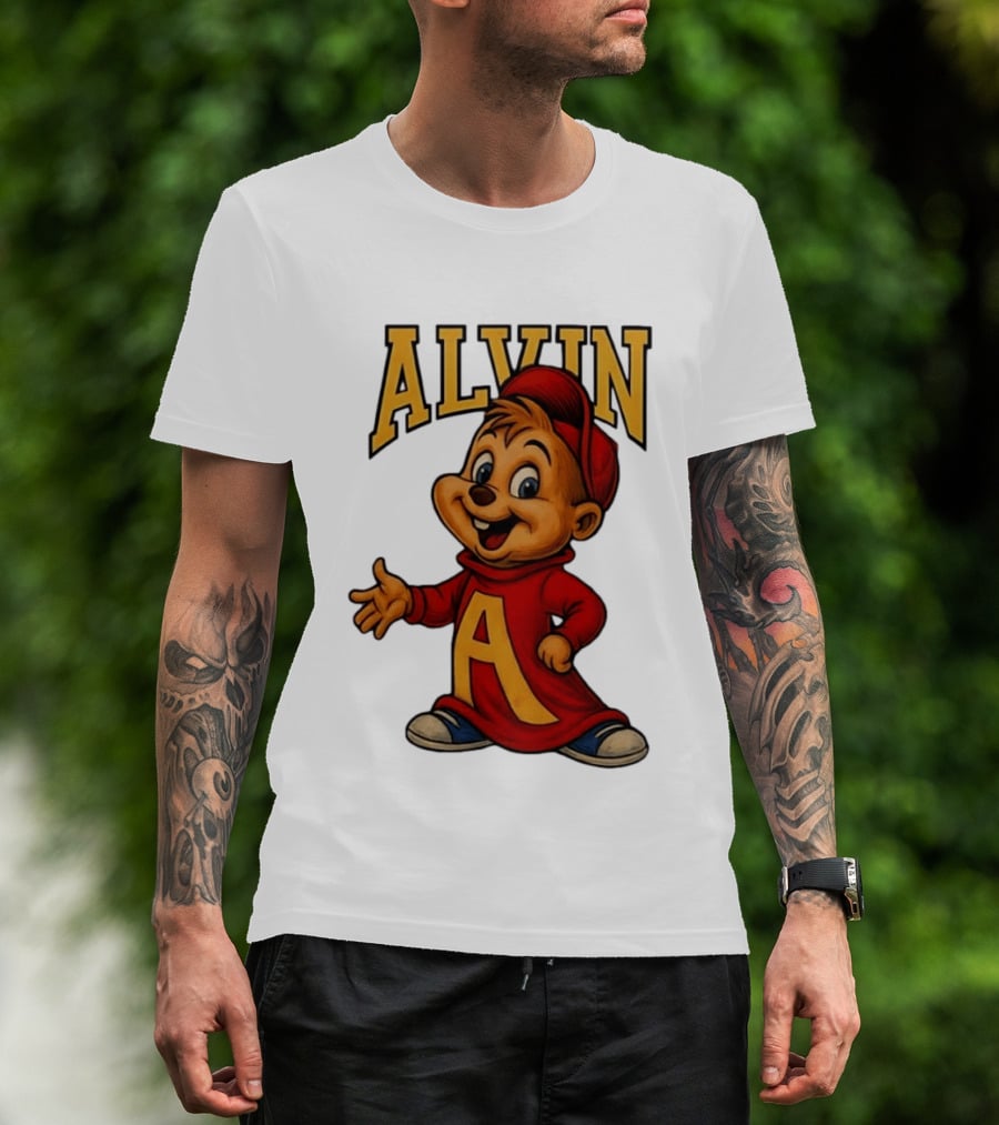 Alvin And The Chipmunks Alvin Character With Standing A T-Shirt
