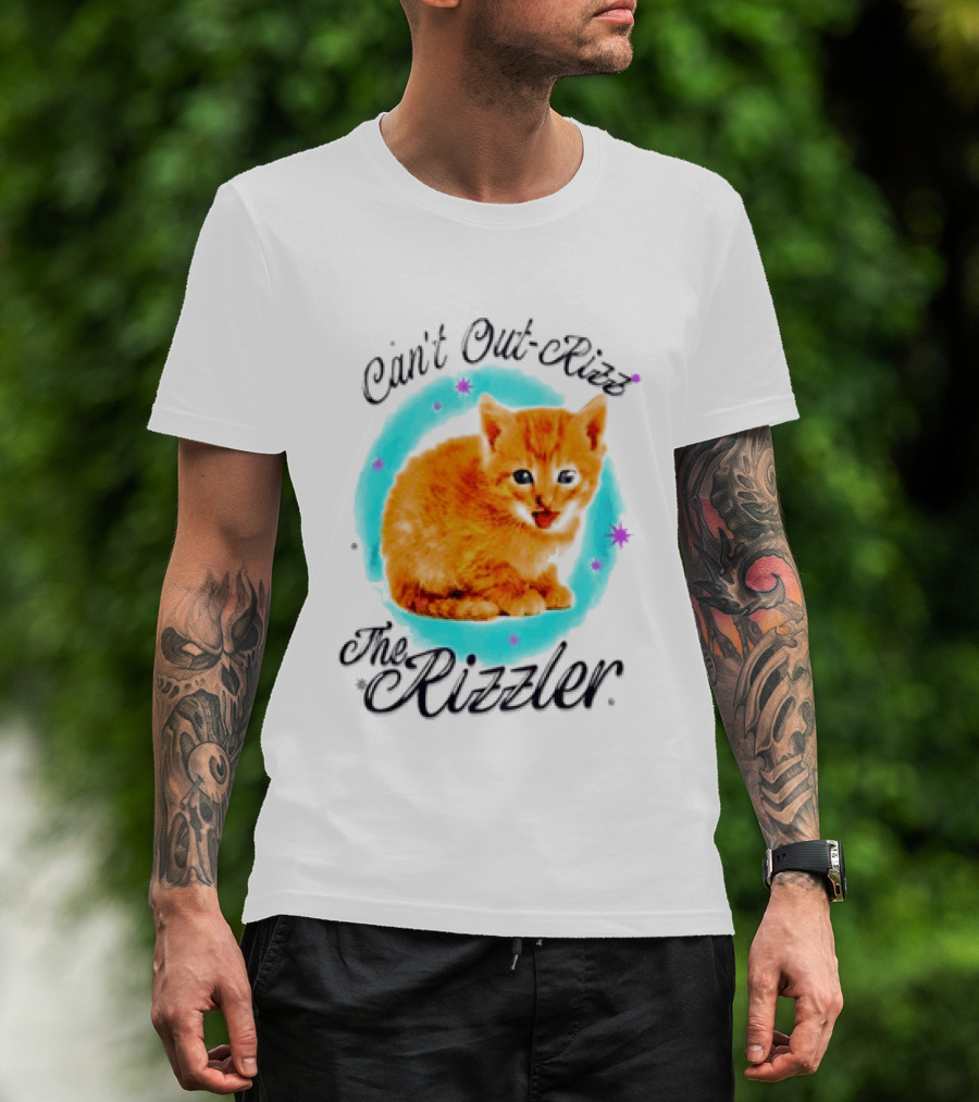 Can't Out Rizz The Rizzler Cat T-Shirt