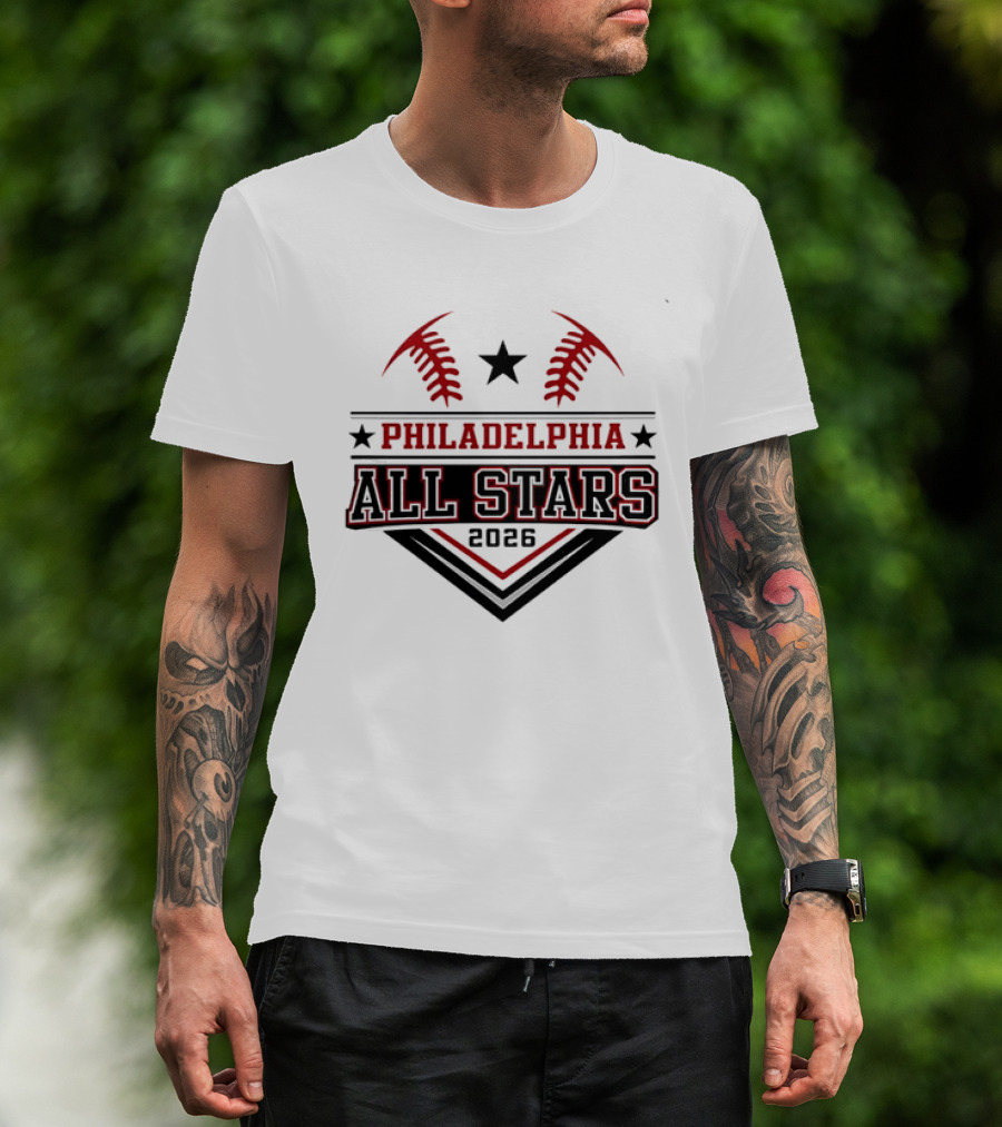 Philadelphia All Stars 2026 Baseball Star T-Shirt