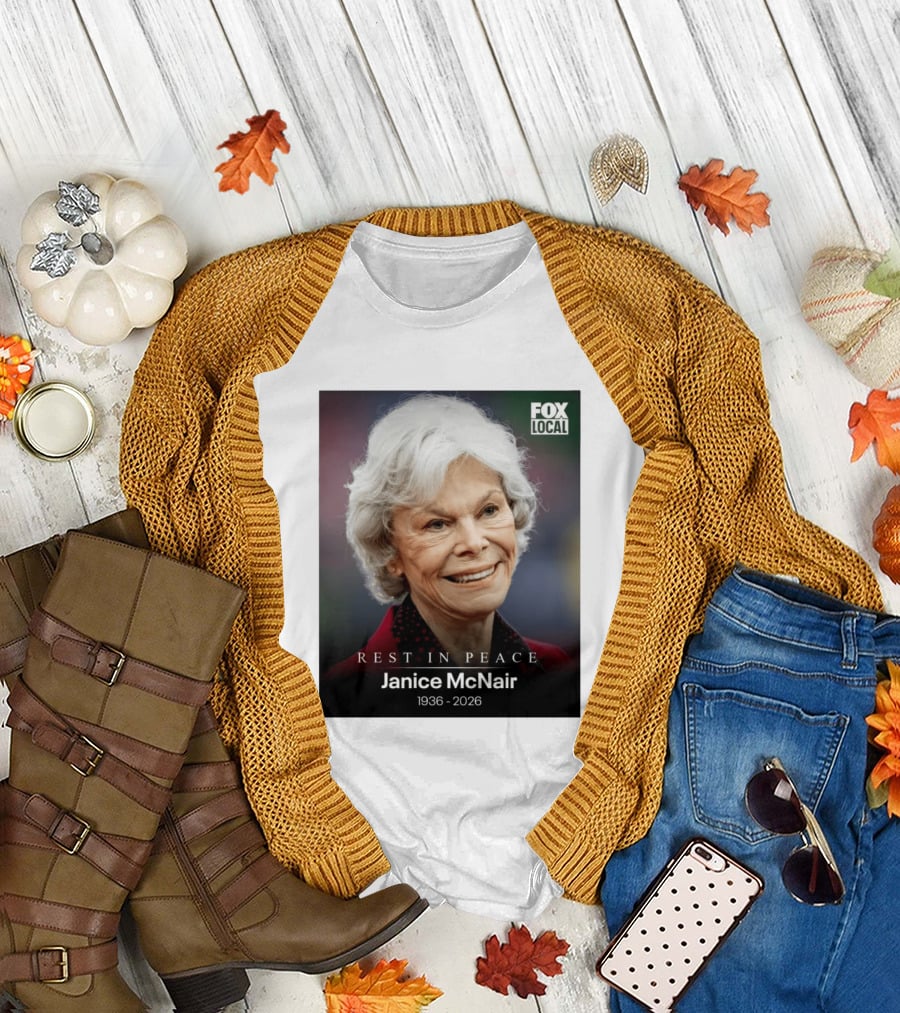 Rest In Peace Janice McNair 1936 2026 FOX Local Memorial T-Shirt