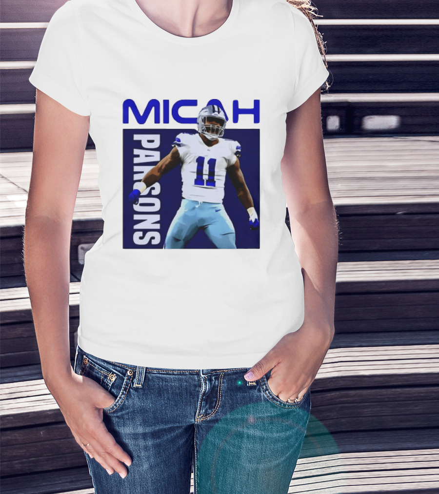 Micah Parsons Dallas Cowboys Number 11 NFL Football Star T-Shirt