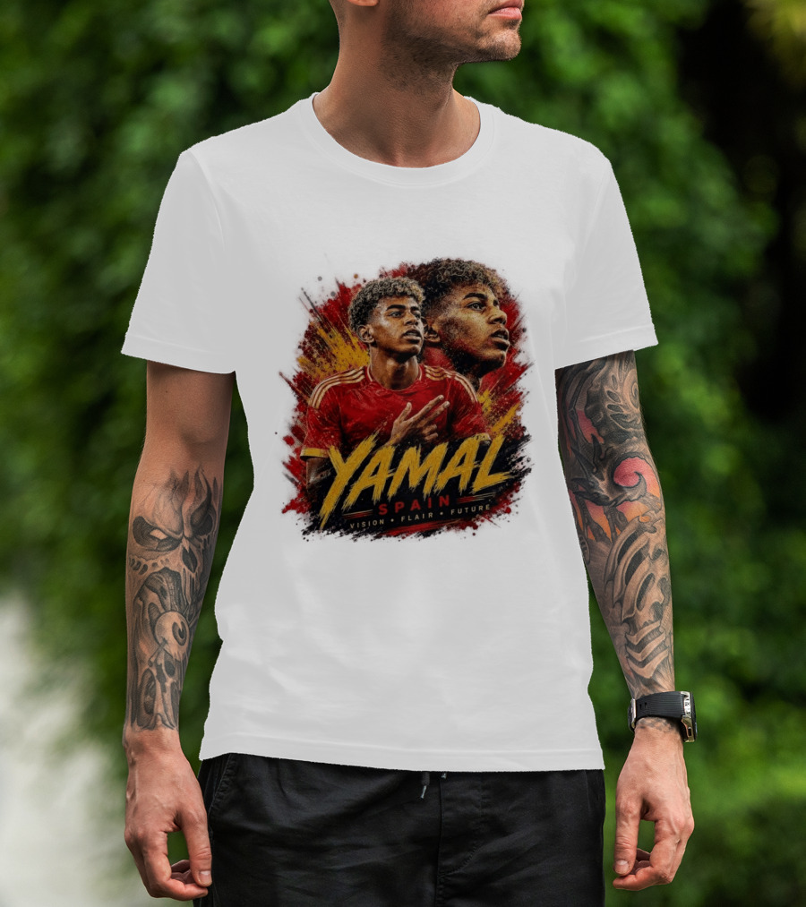 Yamal Spain Vision Flair Future Football T-Shirt