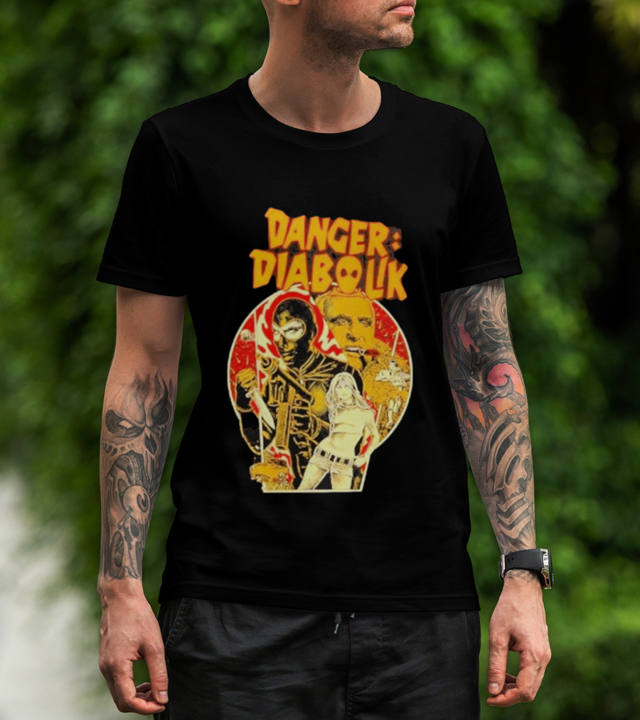 Danger Diabolik Italian Comic Mario Bava T-Shirt