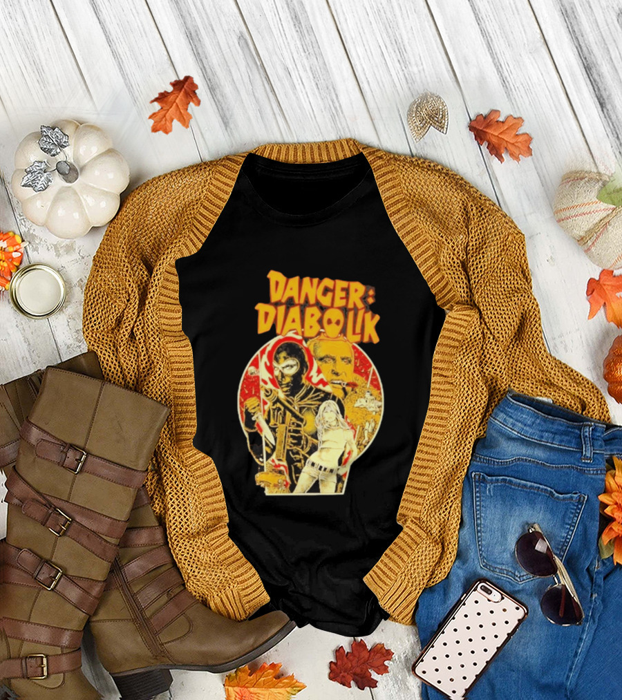 Danger Diabolik Italian Comic Mario Bava T-Shirt