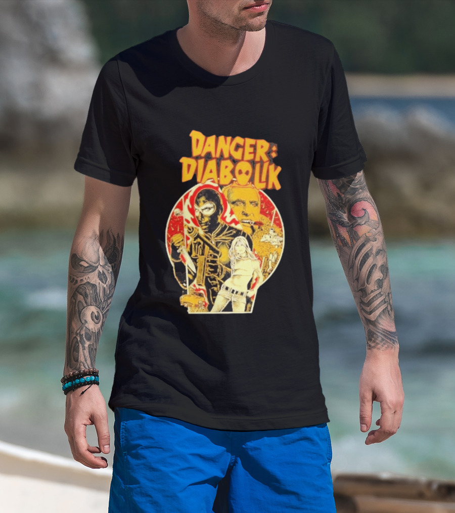 Danger Diabolik Italian Comic Mario Bava T-Shirt