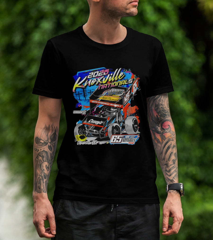 2026 Knoxville Nationals 65th NOS Energy Casey's Knoxville IA Racing Event T-Shirt