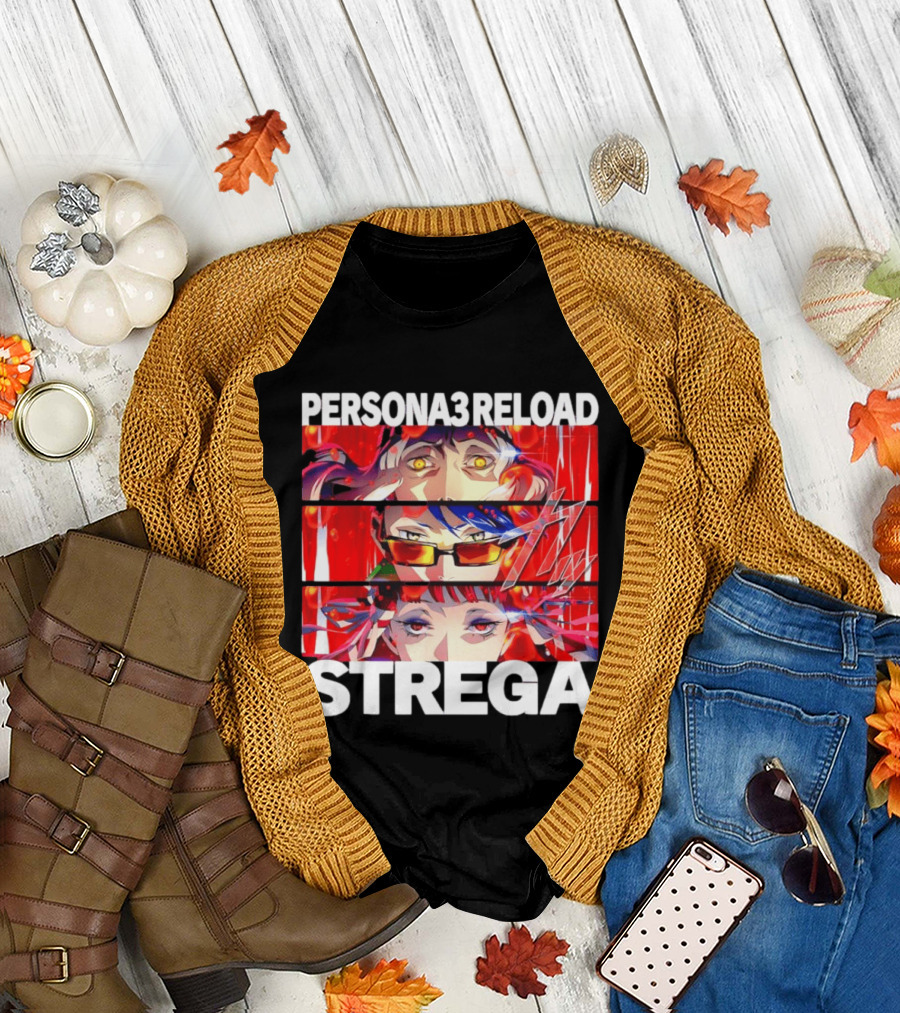 Takaya Sakaki Jin Shirato Chidori Yoshino Persona 3 Reload Strega Characters Persona 3 Reload T-Shirt