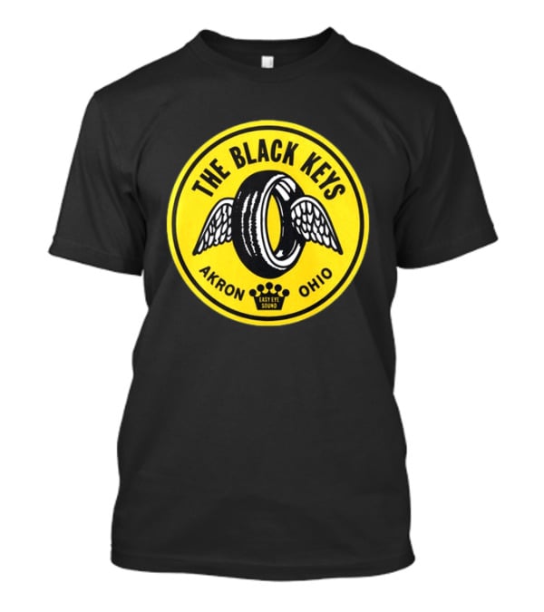 The Black Keys Easy Eye Sound Akron Ohio Winged Tire T-Shirt