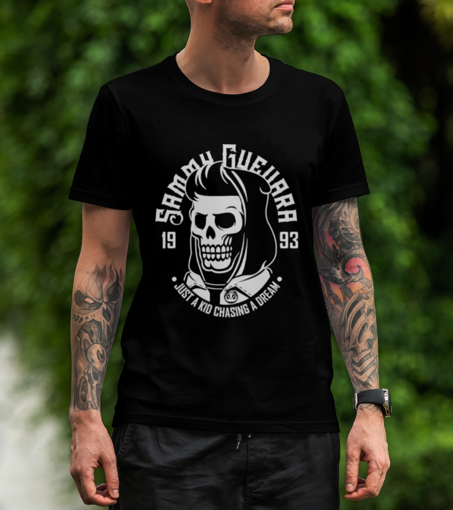 Sammy Guevara 1993 Skull Just A Kid Chasing A Dream T-Shirt