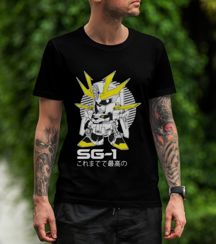 SG 1 Gundam Chibi Mecha Anime T-Shirt