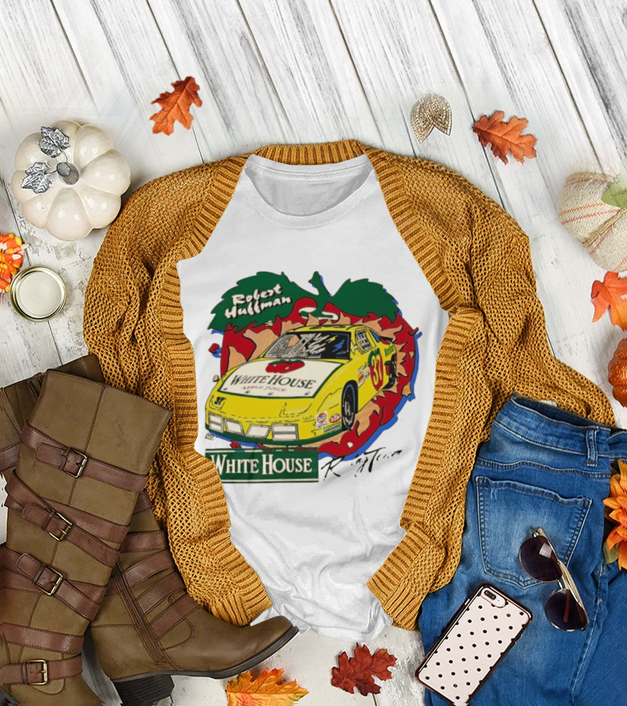 1996 Robert Huffman White House Apple Juice #37 Goody's Dash Series Car Racing T-Shirt