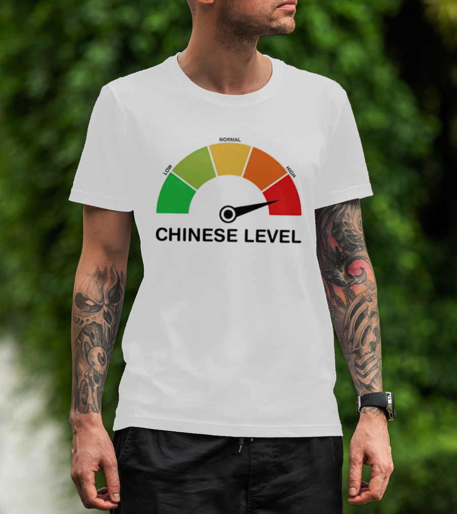 Chinese Level Meter Low Normal High Gauge T-Shirt