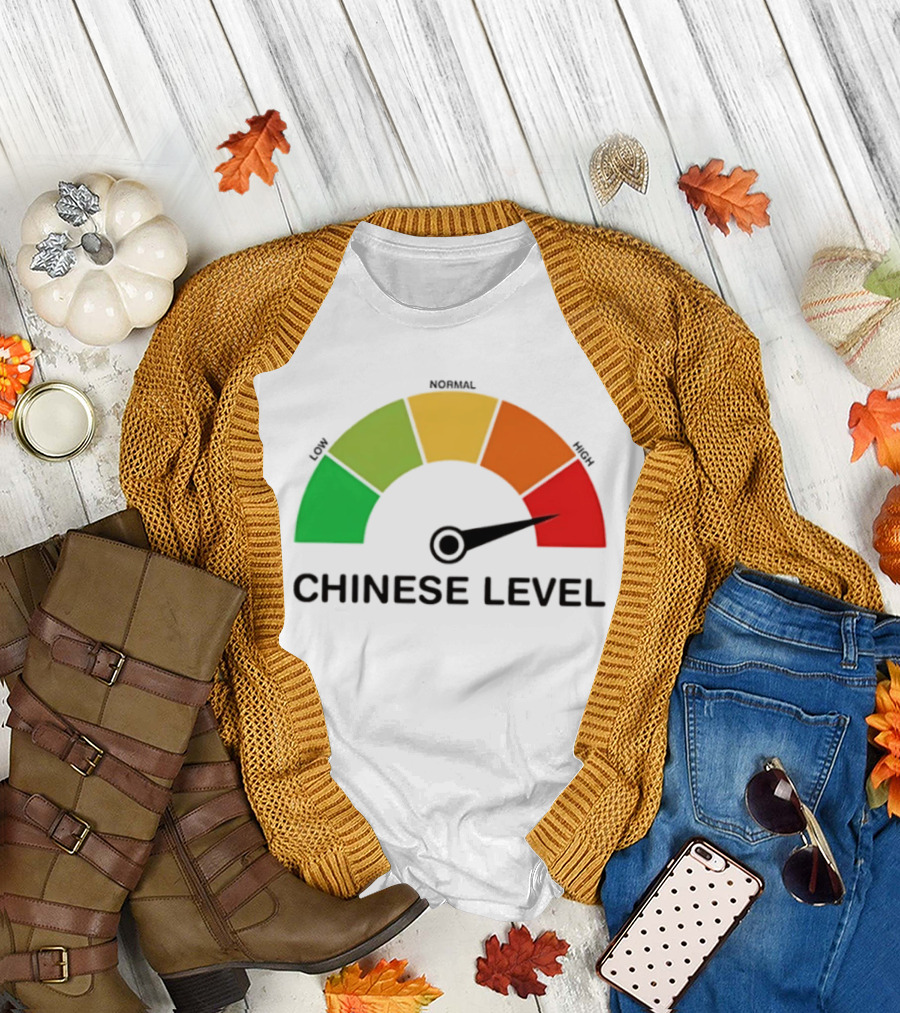 Chinese Level Meter Low Normal High Gauge T-Shirt