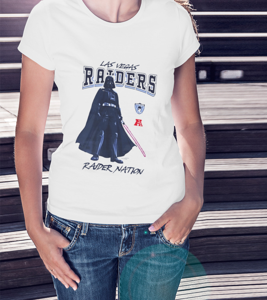 Las Vegas Raiders Darth Vader Raider Nation Star Wars 2026 T-Shirt