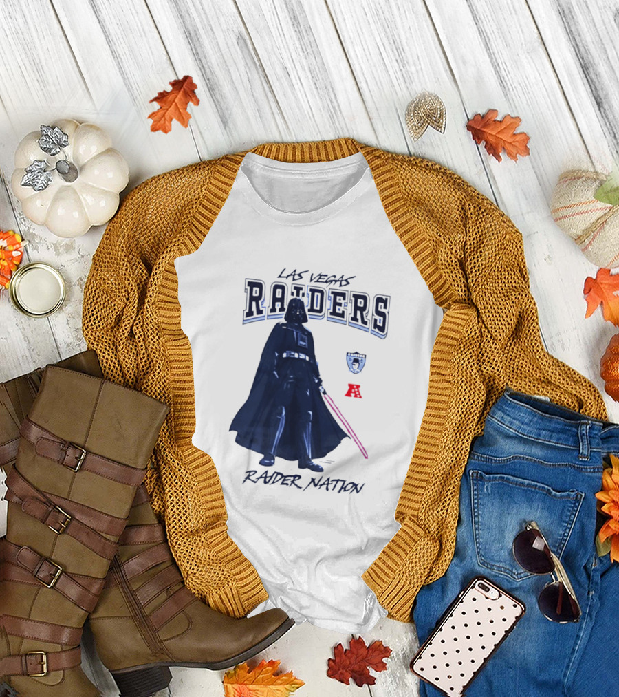 Las Vegas Raiders Darth Vader Raider Nation Star Wars 2026 T-Shirt