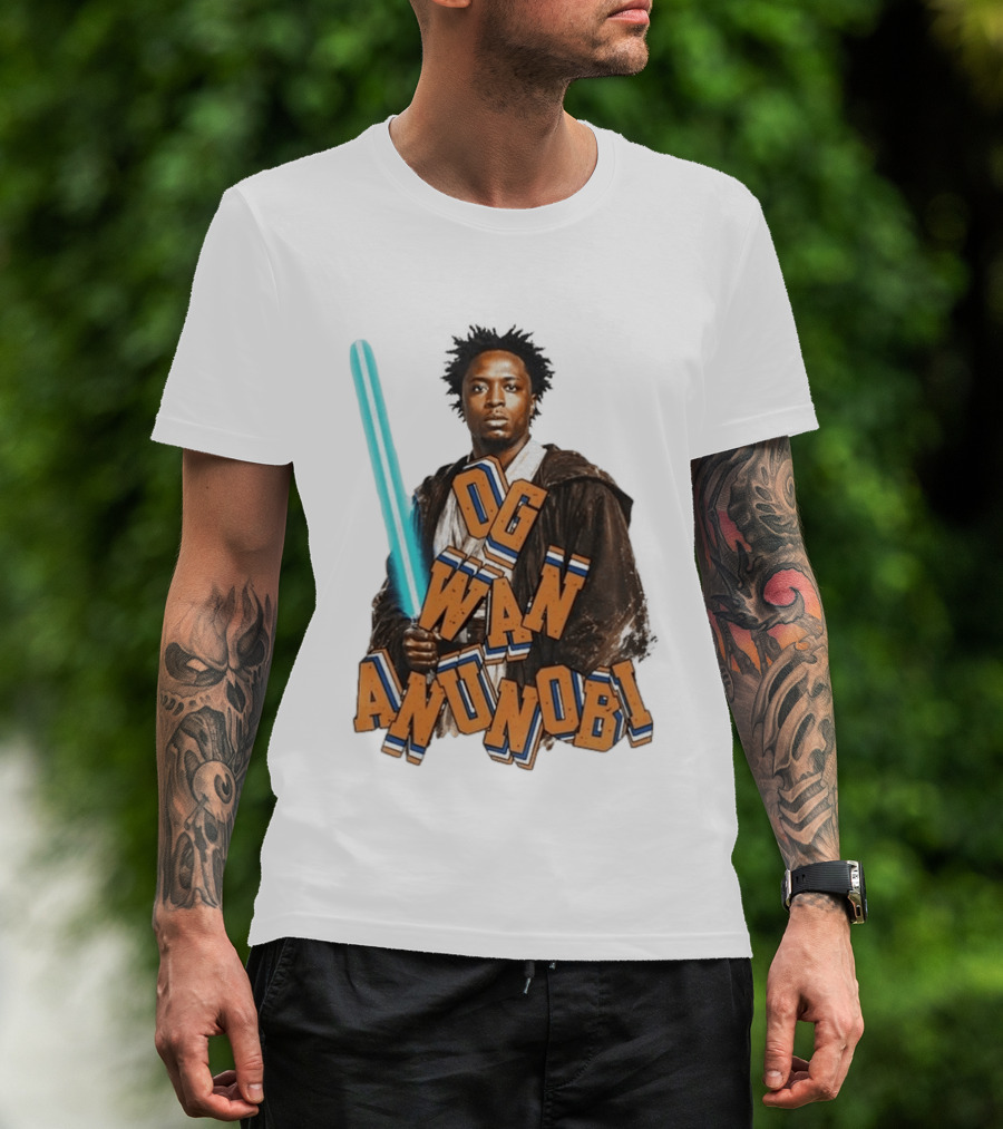 Og Wan Anunobi New York Knicks Basketball Nba 2026 Star Wars T-Shirt