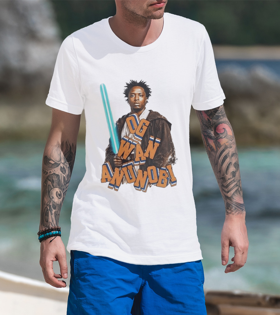 Og Wan Anunobi New York Knicks Basketball Nba 2026 Star Wars T-Shirt
