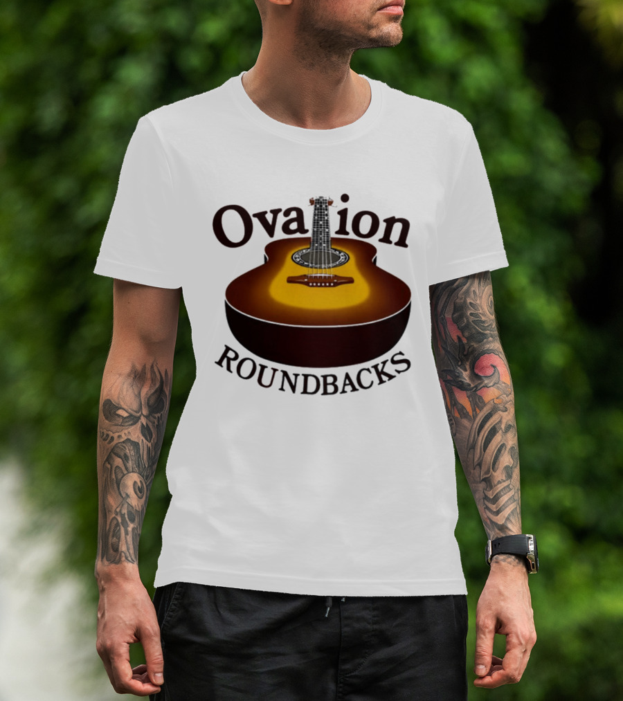 Ovation Roundbacks Acoustic Guitar Folk Music T-Shirt