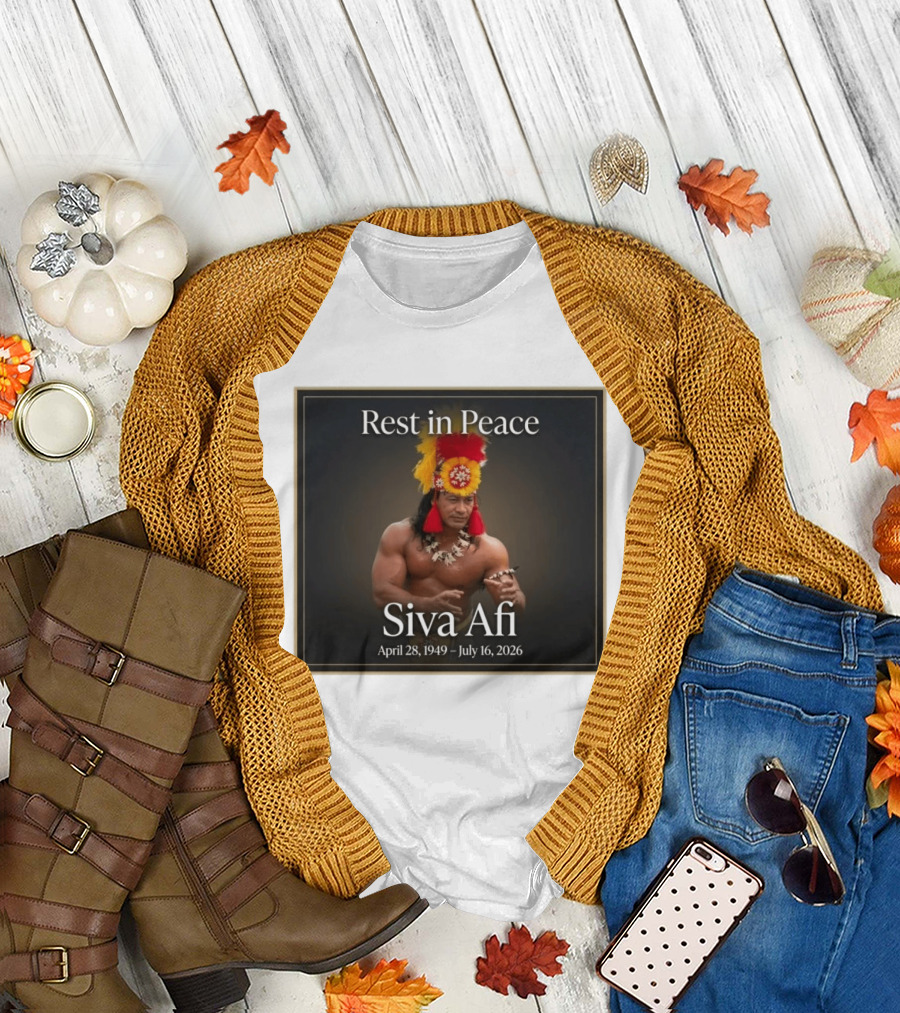 Rest in Peace Siva Afi April 28 1949 July 16 2026 Hawaiian Warrior T-Shirt