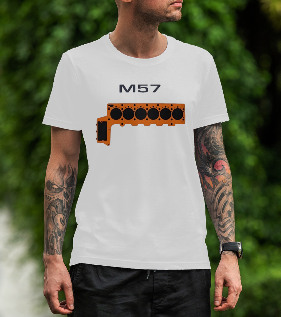M57 Engine Components BMW Performance Straight Six T-Shirt