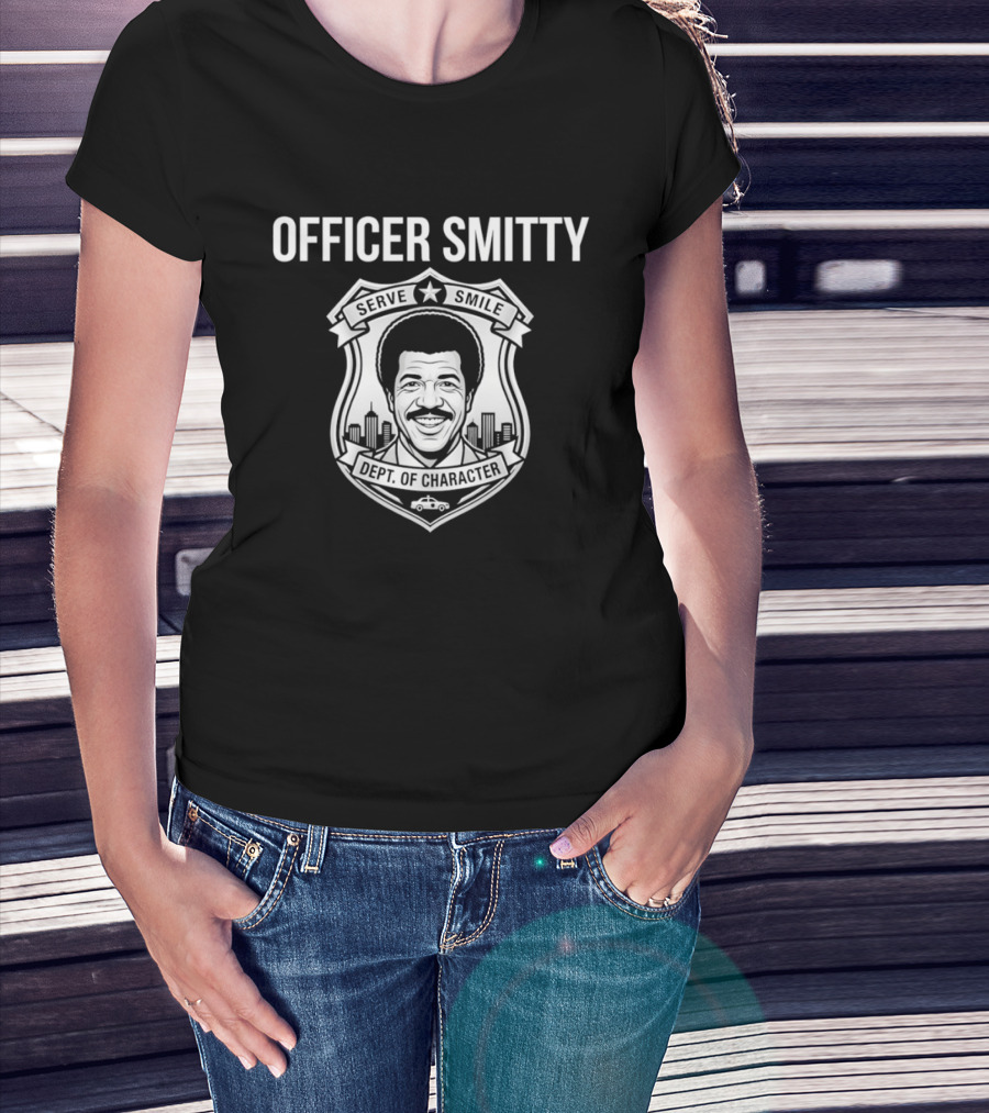 Officer Smitty Serve Smile Dept Of T-Shirt