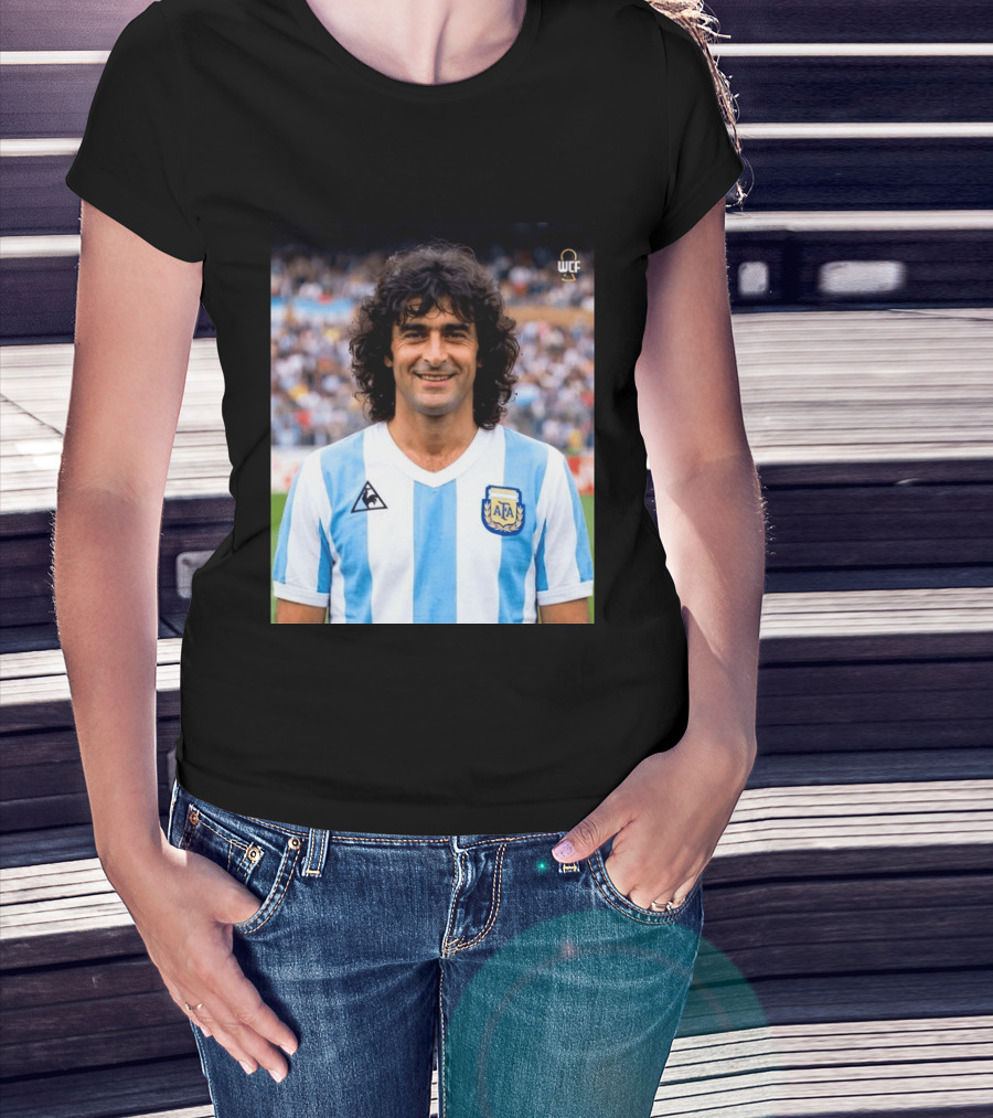 Happy Birthday Mario Kempes Argentina Football Legend AFA T-Shirt