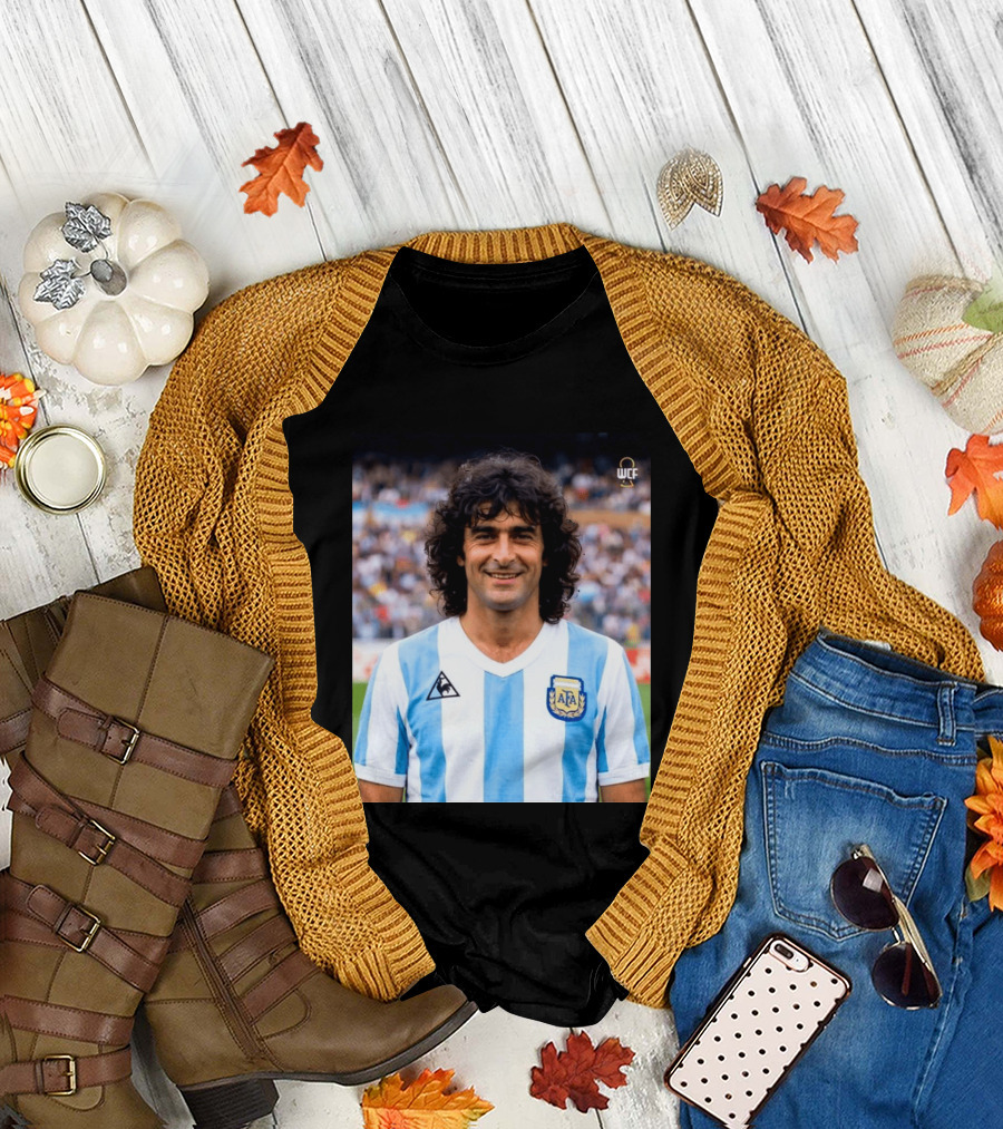 Happy Birthday Mario Kempes Argentina Football Legend AFA T-Shirt