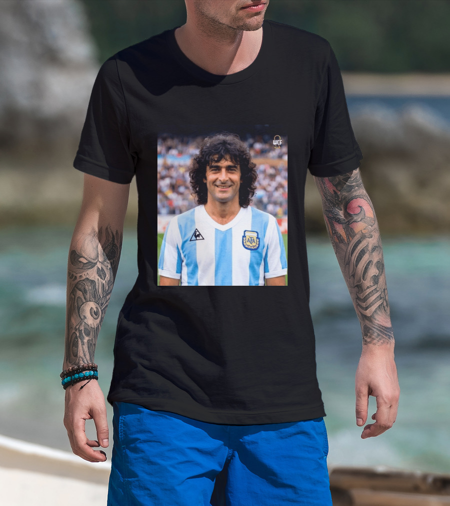 Happy Birthday Mario Kempes Argentina Football Legend AFA T-Shirt