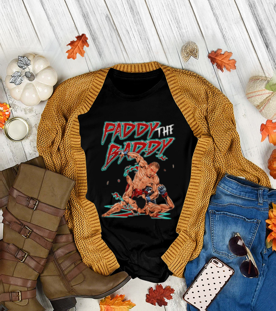 Paddy The Baddy MMA Fighter Action Scene T-Shirt