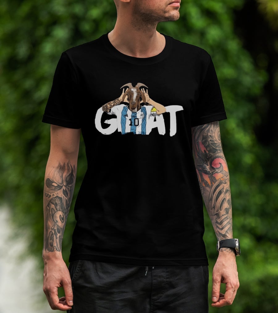 Lionel Messi Goat Argentinian Jersey Goat T-Shirt