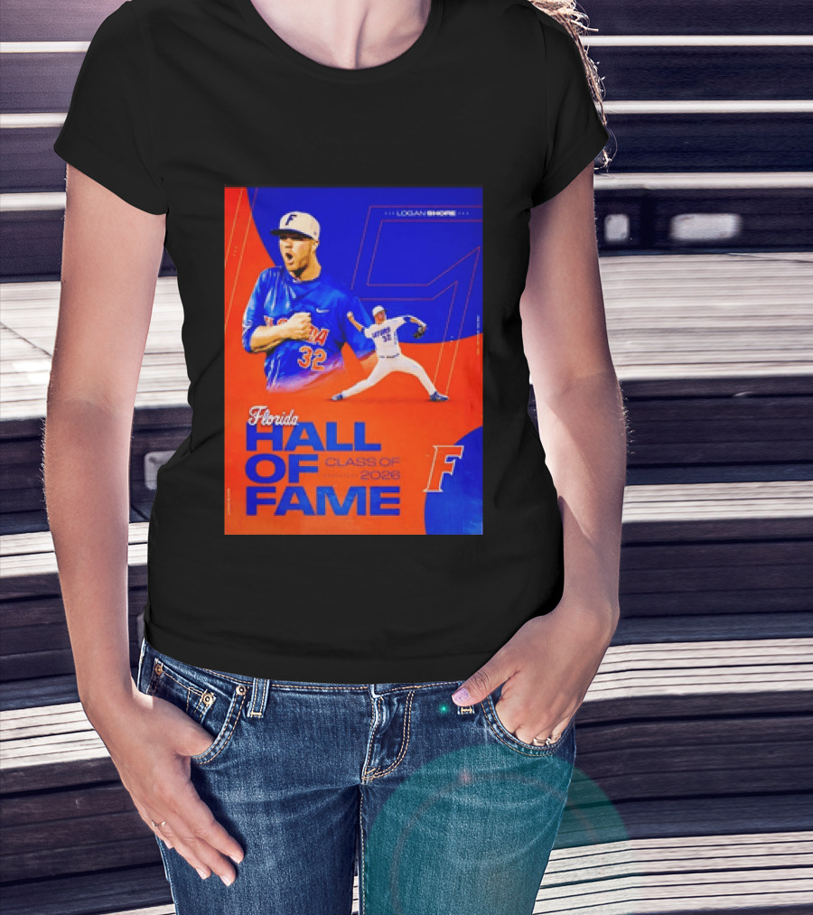 Logan Shore Florida Gators Hall Of Fame Class Of 2026 T-Shirt