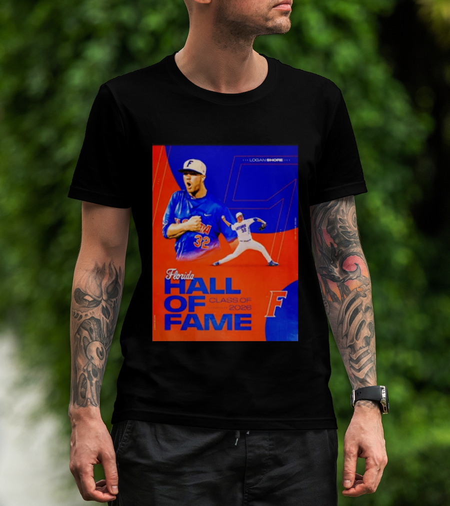 Logan Shore Florida Gators Hall Of Fame Class Of 2026 T-Shirt