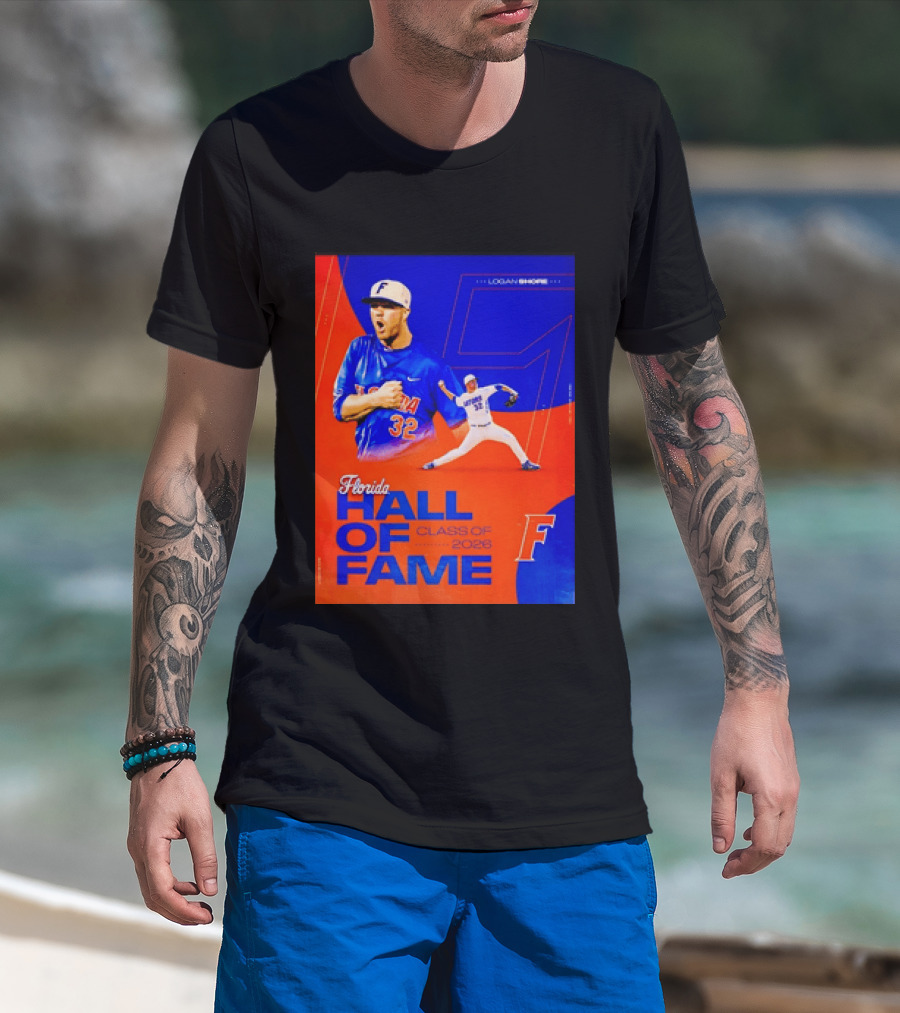 Logan Shore Florida Gators Hall Of Fame Class Of 2026 T-Shirt