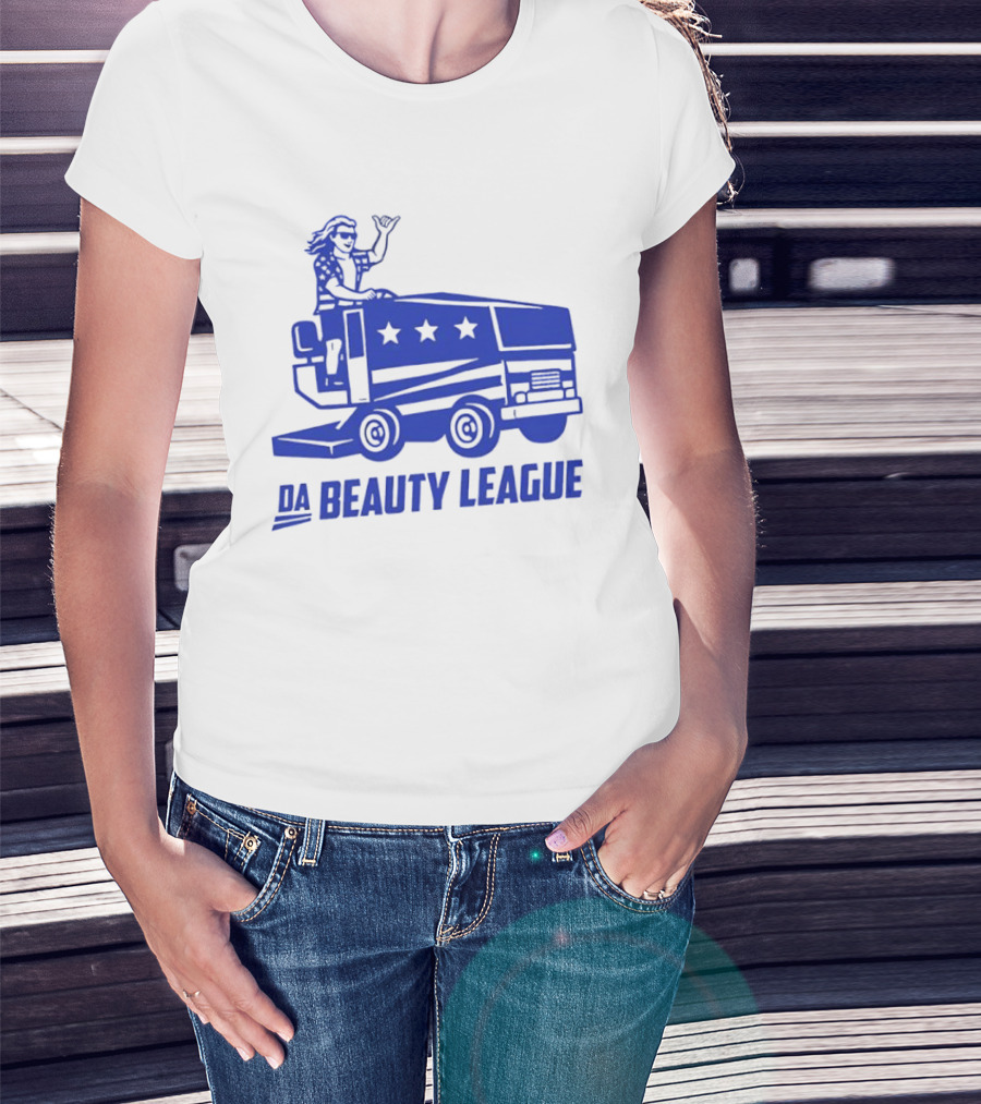 Da Beauty League Ice Resurfacer Shaka Sign T-Shirt