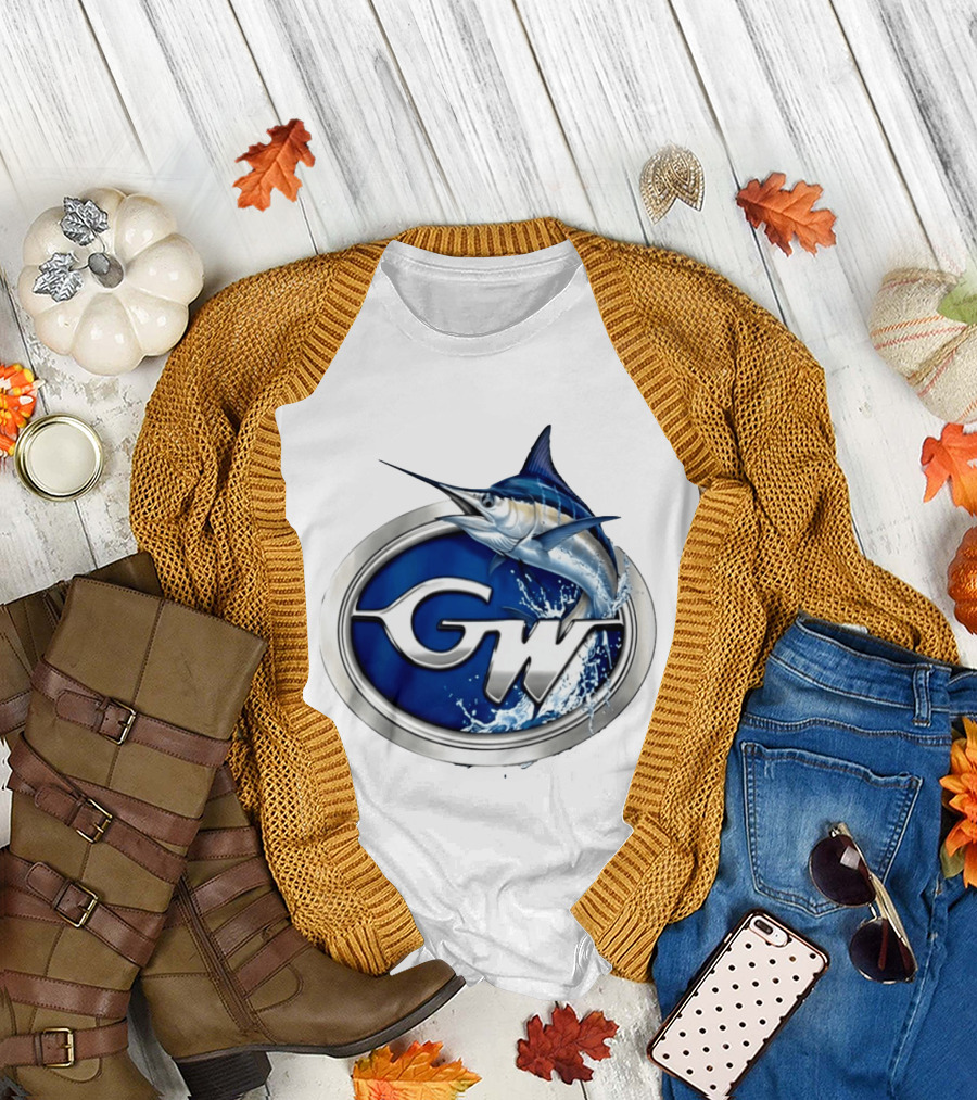 Grady White Boats GW Marlin Symbol Exceptional Attention To Detail T-Shirt