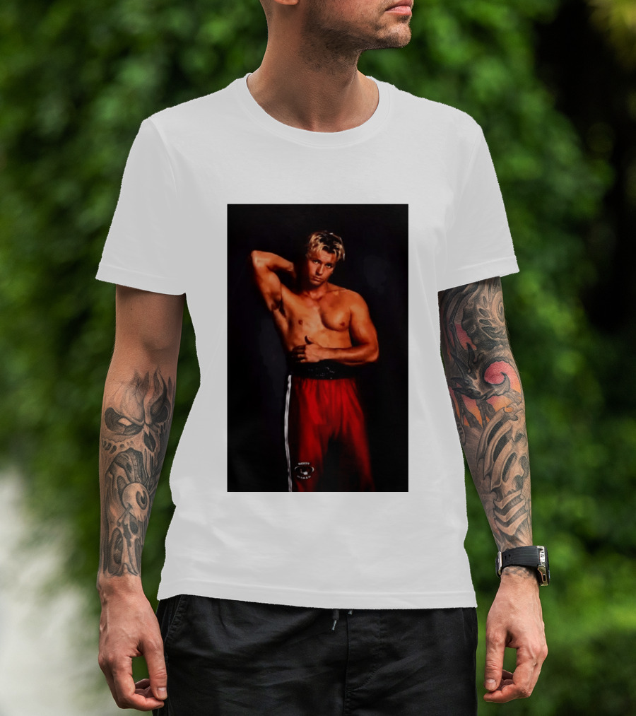 Stephen Kalyn Off Campus Body Maker Boxer Pose T-Shirt