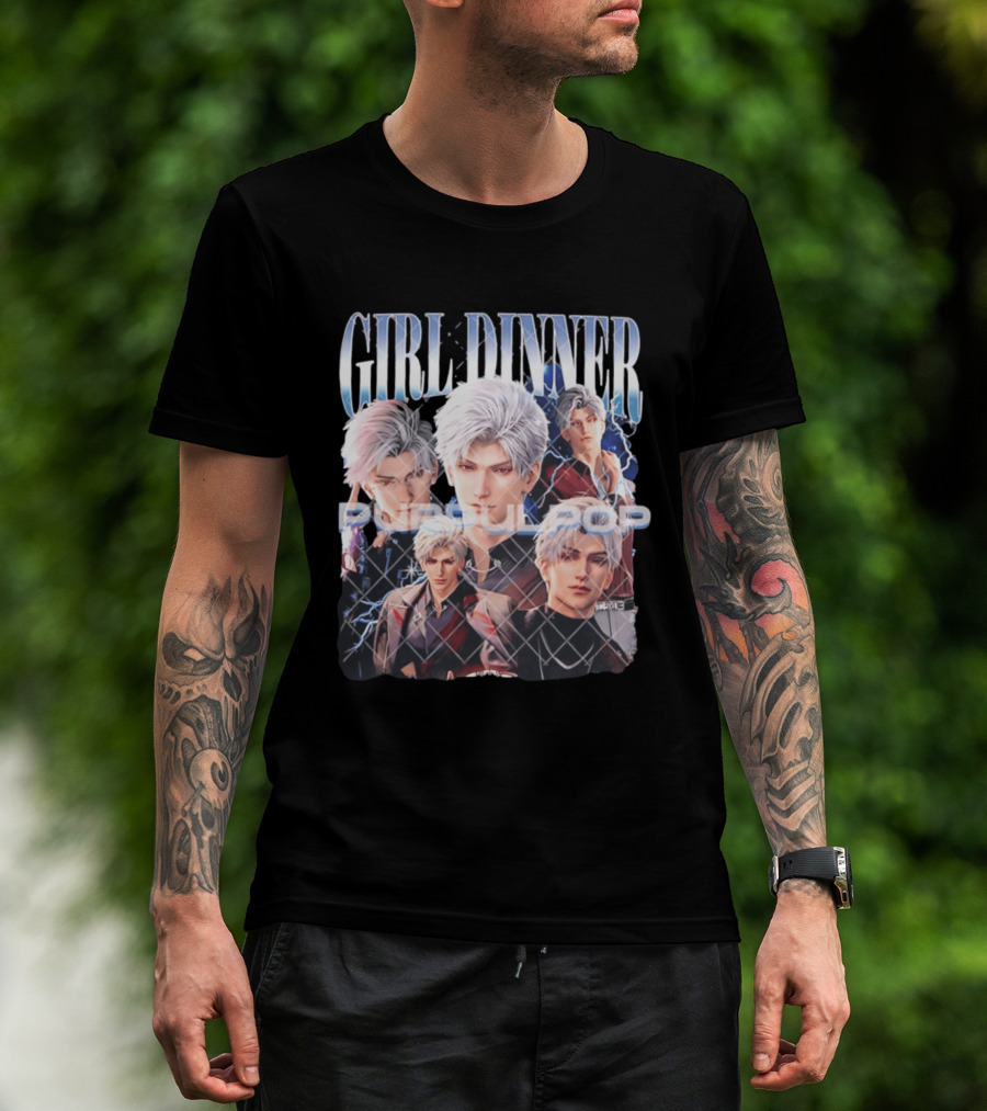 Girl Dinner PUPUPU POP 1 Photoshop To Mau Xong Xau Lam Love Deepspace Sylus Bootleg T-Shirt