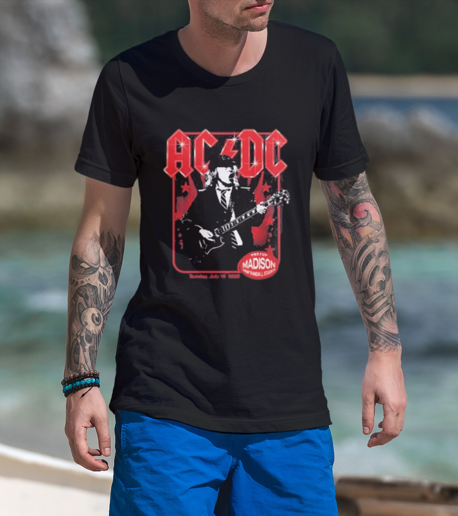 ACDC PWR Up Tour Madison Camp Randall Stadium July 19 2026 T-Shirt