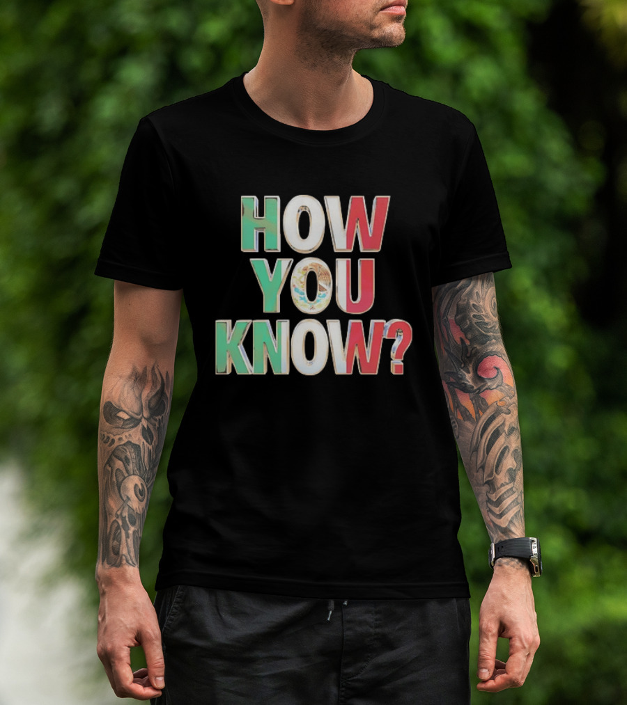 AEW Mexico Flag How You Know Wrestling T-Shirt