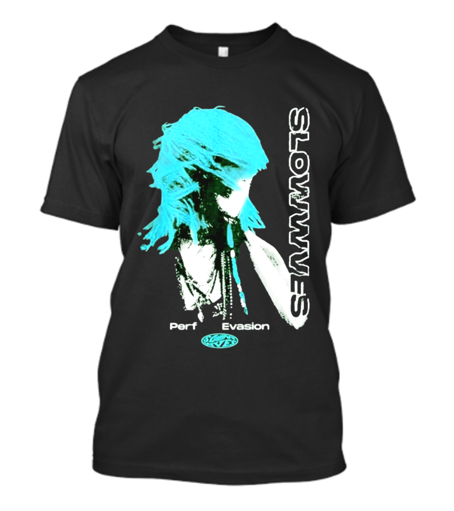 Slowwves Perfect Evasion Asia Blue Hair T-Shirt